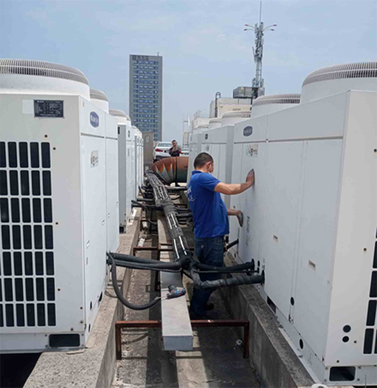 扎鲁特中央空调制热和不制冷系统维修方法